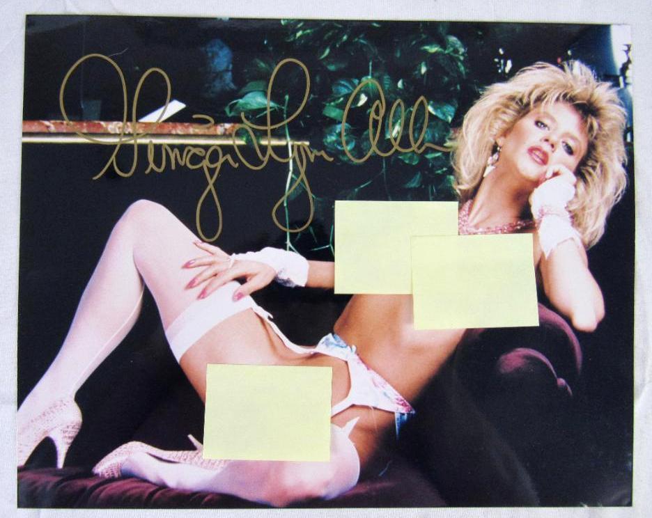 Ginger Lynn SEXY Stage Worn Hat w/signed picture Ginger Lynn signed 8x10 Photo (Adults 18+ only) – Signed By  main image 3