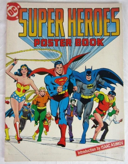 Rare Vintage 1978 DC Super Heroes Poster Book/ Treasury Edition.