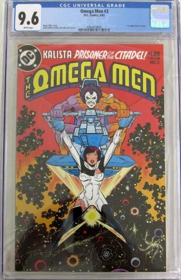 Omega Men #3 (1983) Key 1st Apperance Lobo CGC 9.6