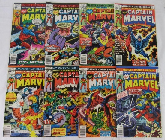 Captain Marvel Bronze Age Lot #48-57