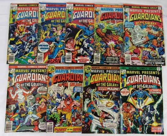 Marvel Presents Bronze Age Lot #3-12 Early Guardians of the Galaxy