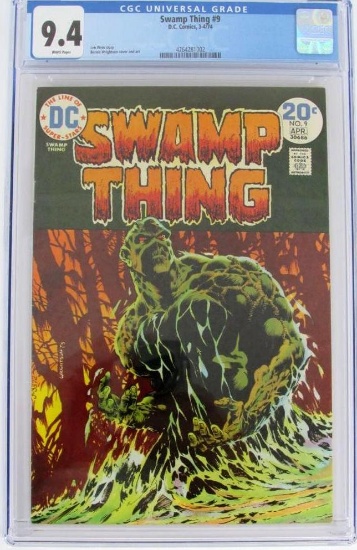 Swamp Thing #9 (1974) Classic Bernie Wrightson Cover CGC 9.4 Beauty!