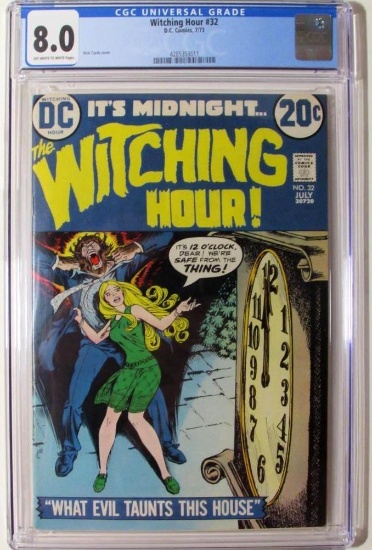 Witching Hour #32 (1973) Classic Nick Cardy Horror Cover CGC 8.0