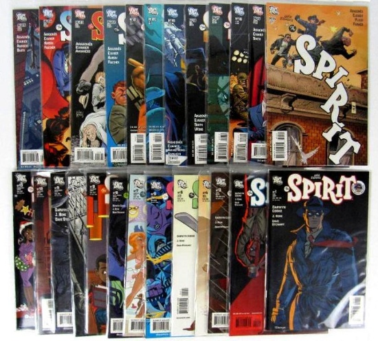 Spirit 1-25 (2007) Beautifuly Illustrated DC Comics run
