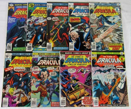 Tomb of Dracula Bronze Age Marvel Lot (9 diff. Issues) #50-70