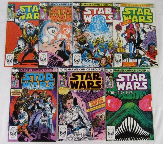 Star Wars Marvel Lot #64, 65, 70, 73, 74, 75, 77