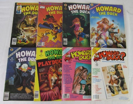 Howard the Duck Magazine Lot (1979) #1, 2, 4, 5, 6, 7, 8, 9
