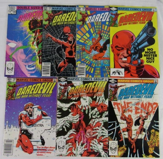 Daredevil Bronze Age Frank Miller Lot #175, 180, 182, 184, 186, 188, 190