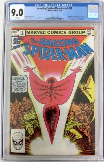 Amazing Spider-Man Annual #16 (1982) Bronze Age 1st Monica Rambeau CGC 9.0