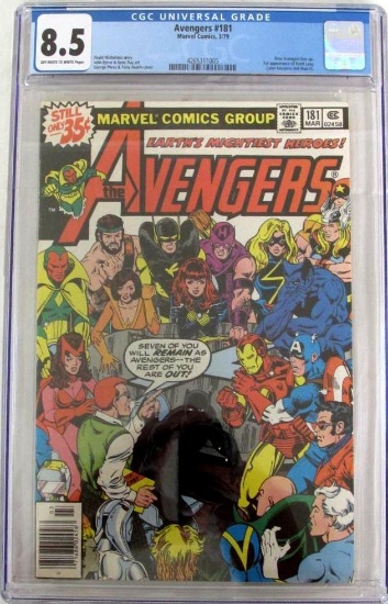 Avengers #181 (1979) Key 1st Appearance Scott Lang Ant-Man CGC 8.5