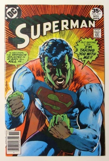Superman #317 (1977) Iconic Bronze Age Neal Adams Cover