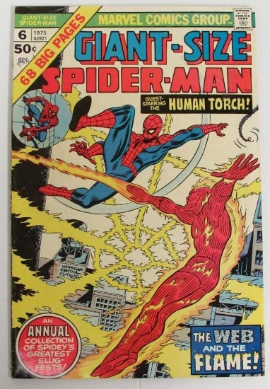 Giant Size Spider-Man #5 (1975) Bronze Age Human Torch