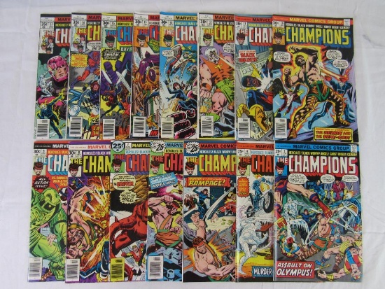 Champions Bronze Age Marvel Run #3-17 Complete (Lot 15 Comics)
