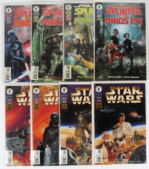 (2) Star Wars Dark Horse Mini-Series- A New Hope (1-4), Splinter Minds Eye (1-4)
