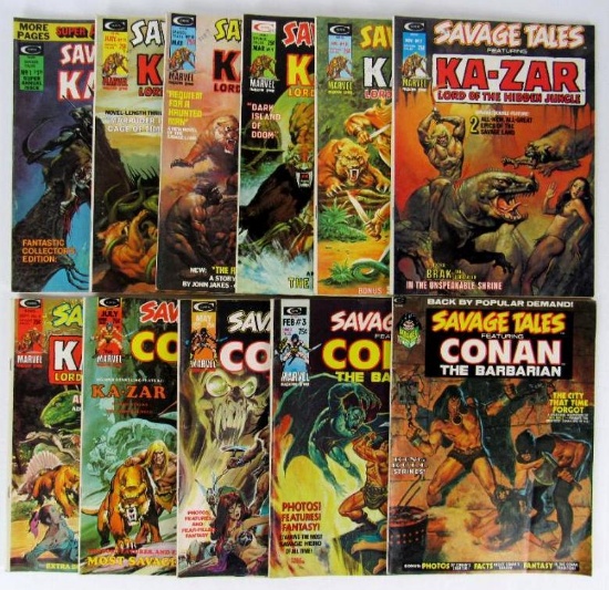 Savage Tales (1973) Marvel Run #2-11 Complete + Annual