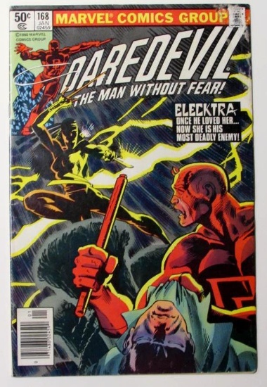 Daredevil #168 (1981) Key 1st Appearance Elektra
