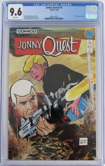 Jonny Quest #1 (1986) Comico/ Key 1st Issue CGC 9.6