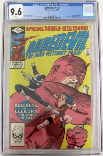 Daredevil #181 (1982) Key Death of Elektra CGC 9.6 Beauty!