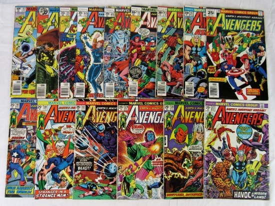 Avengers Bronze Age Marvel Lot (15 Diff. Issues)