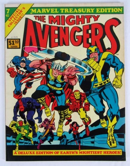 Mighty Avengers (1975) Bronze Age Marvel Treasury Edition #7