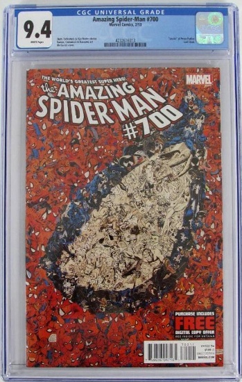 Amazing Spider-Man #700 (2013) Key Death of Peter Parker/ 1st Print CGC 9.4