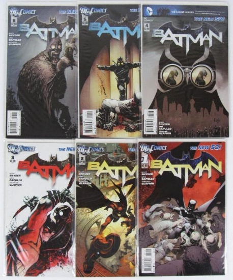 Batman "New 52" (2011) #1, 2, 3, 4, 5, 6 Key 1st Court of Owls