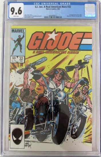 GI Joe A Real American Hero #32 (1985) Key 1st Appearance Lady Jaye CGC 9.6