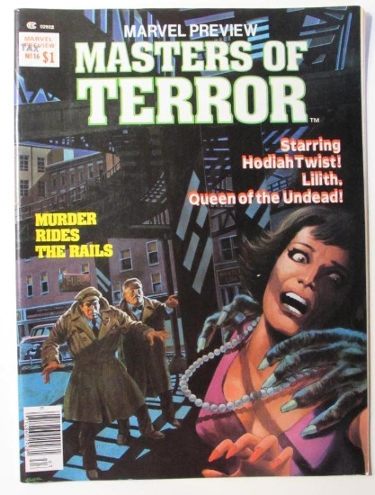 Marvel Preview #16 (1978) Bronze Age Masters of Terror / Lilith Appearance