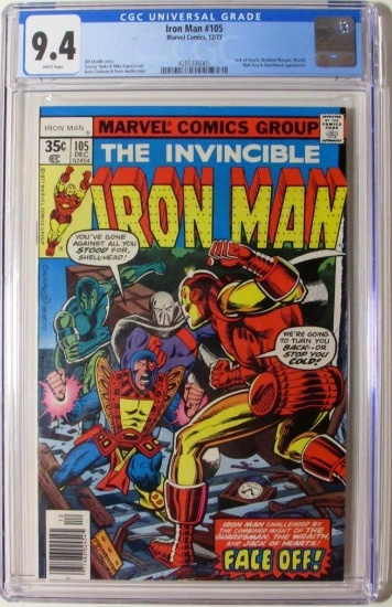 Iron Man #105 (1977) Bronze Age Jack of Hearts CGC 9.4