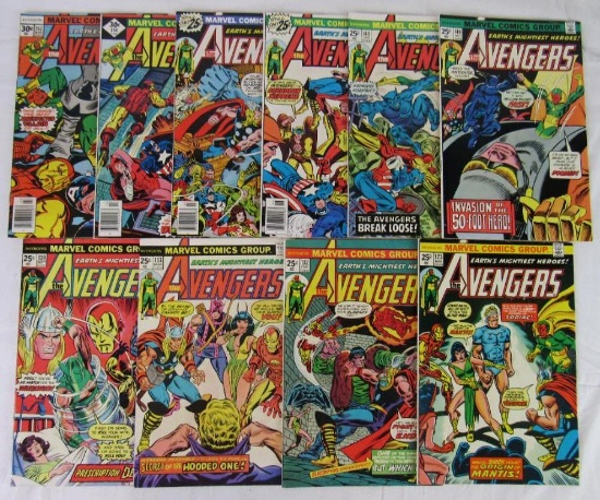 Avengers Bronze Age Lot (10) #123-157