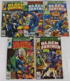 Black Panther (1977 Series) #2, 3, 6, 9, 12 Bronze Age Marvel