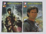 (2) Army of Darkness Ashes 2 Ashes #1 Signed by Bruce Campbell 2004