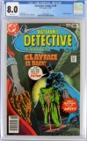 Detective Comics #478 (1978) Bronze Age Key 1st New Clayface CGC 8.0