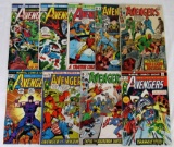Avengers Early Bronze Age Lot #70, 81, 86, 95, 106, 109, 111, 118, 125