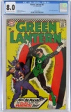 Green Lantern #47 (1966) Silver Age Gil Kane/ Doctor Polaris CGC 8.0