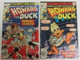 Howard the Duck #12 & 13 (1977) Marvel/ Key 1st Appearance KISS Band in Comics