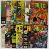 Lot (13) Bronze Age Rampaging Hulk/ Marvel Magazine