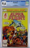 Alpha Flight #1 (1983) Marvel Key 1st Issue/ 1st Puck & Marrina CGC 9.6
