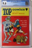 Top Comics Mickey Mouse #1 (1967) Case of the Sinister Robot CGC 9.6 Gem!