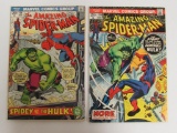 Amazing Spider-Man #119 & 120 (1973) Bronze Age Classic vs. Hulk