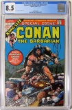 Conan the Barbarian Annual #1 (1973) Barry Windsor Smith CGC 8.5 Beauty!