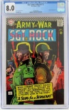 Our Army at War #172 (1966) Silver Age Sgt. Rock/ Classic Kubert Cover CGC 8.0