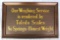 Dated 1923 Toledo Scales Honest Weight Metal Sign