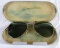 WWII AAF/USN Pilot Sunglasses in Case