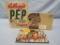 Rare 1948 Kellogg's Pep Multi-Sport Near Card Set in Original Album w/ Cereal box