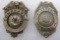 (2) Antique Pennsylvania Constable Police Badges (1 Marked Rochester)