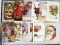 Grouping of Antique c. 1900's Santa Claus Postcards