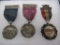 (3) Antique Beaver County Pennsylvania Badges- 1900's