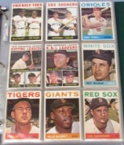 Excellent Lot (100) 1964 Topps Baseball Cards w/ HOF & Superstars