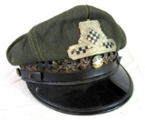 Outstanding Antique Checker Taxi Co. Driver Hat w/ Badge